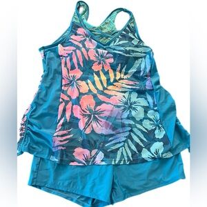 New 2xl Tankini Swim Set